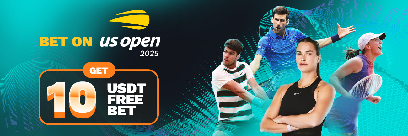 US Open 2025 Promotion – Bet & Win 10 Usdt Free Bet!