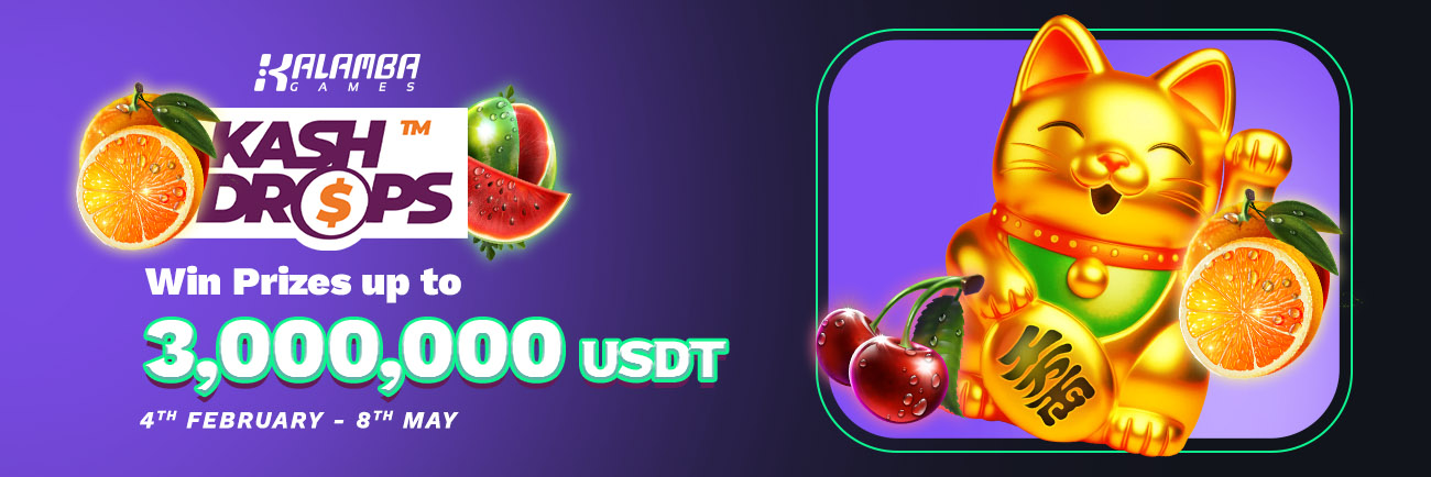 🎉 Kash Drops Tournament by Kalamba Games – 3,000,000 USDT Up for Grabs! 💰