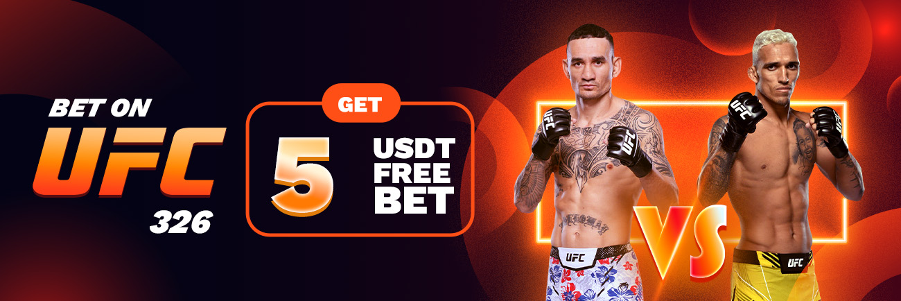 Bet on UFC 326 - Get 5 USDT Free Bet