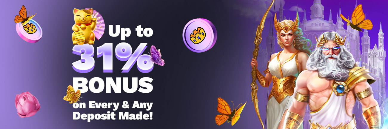 🚀Jackpotter’s March Madness: Up to 31 % Bonus on Every and Any Deposit Made 💸