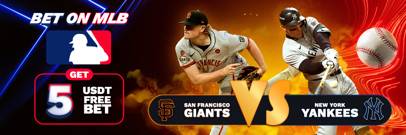 ⚾  MLB Season Starts Now – Get 5 USDT Free Bet! 🔥