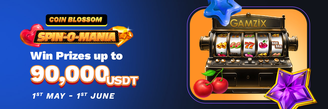 Coin Blossom Tournament  by Gamzix - 90,000 USDT Prize Pool!